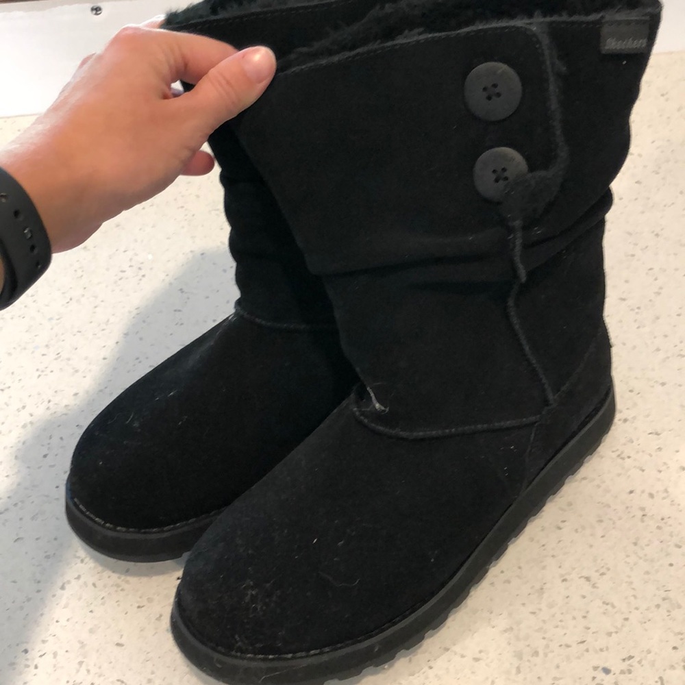 Cozy skechers boots